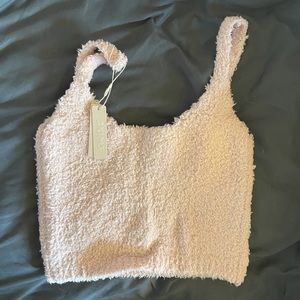 SKIMS cozy knit bralette (size small)